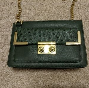 Asos hunter green crossbody shoulder bag